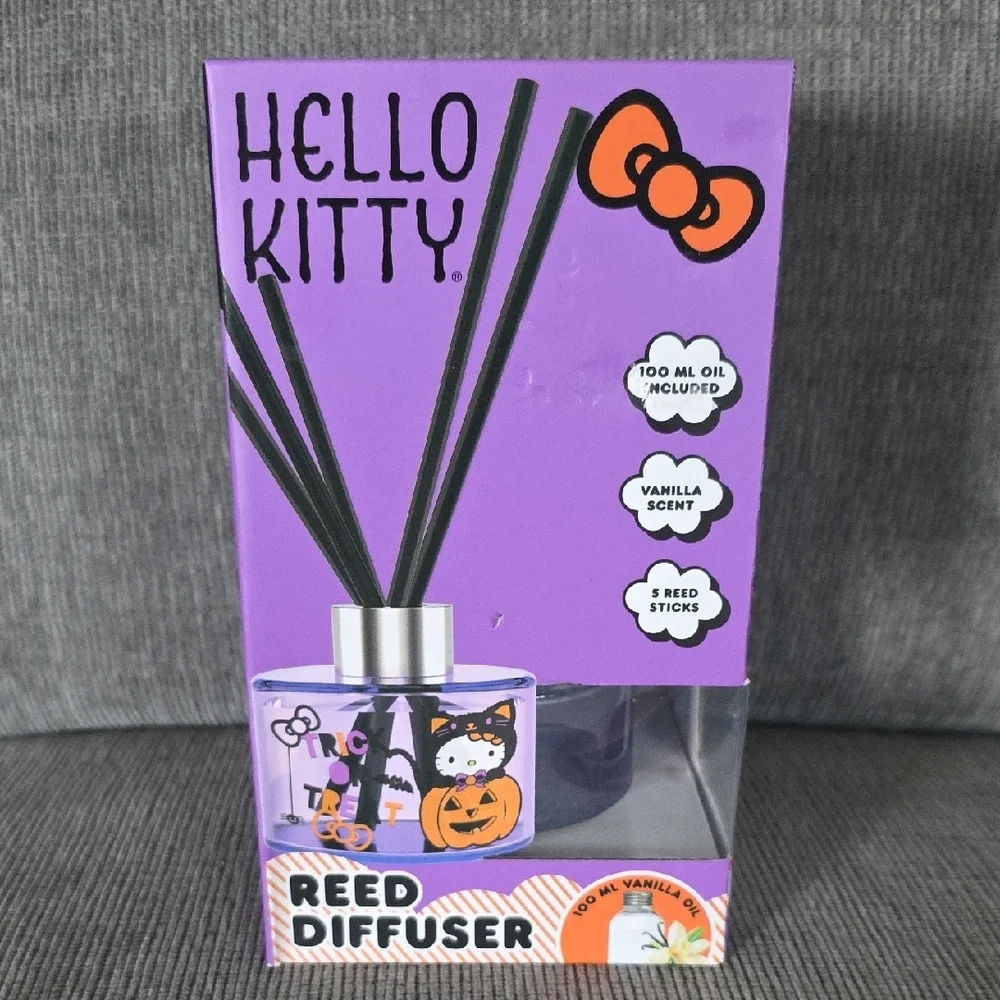Hello‎ Kitty Halloween Reed Diffuser, Vanilla Scent, New